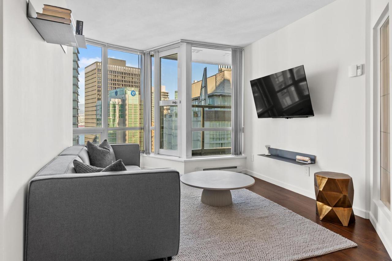 Downtown Luxury 1Br Coal Harbour Vancouver Exterior foto